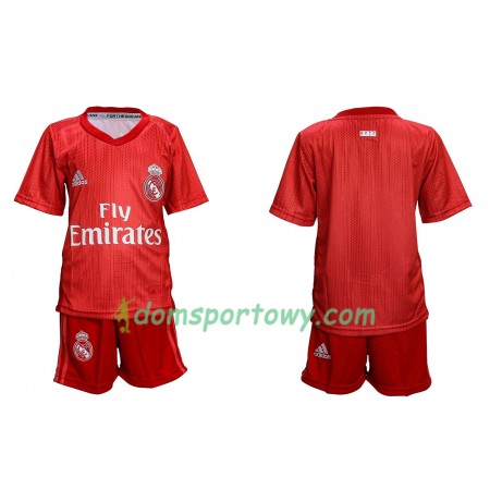 Koszulka Real Madryt Dziecięcy Trzeci Koszulki Piłkarskie 2018-2019 Krótki Rękaw